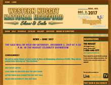 Tablet Screenshot of nuggethereford.com